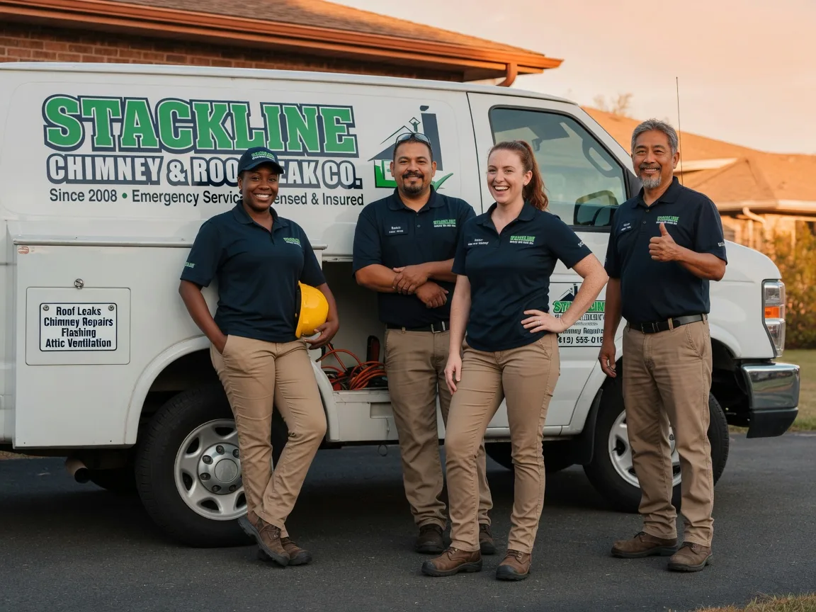 Chimney flashing repair company in Brooklyn, MS